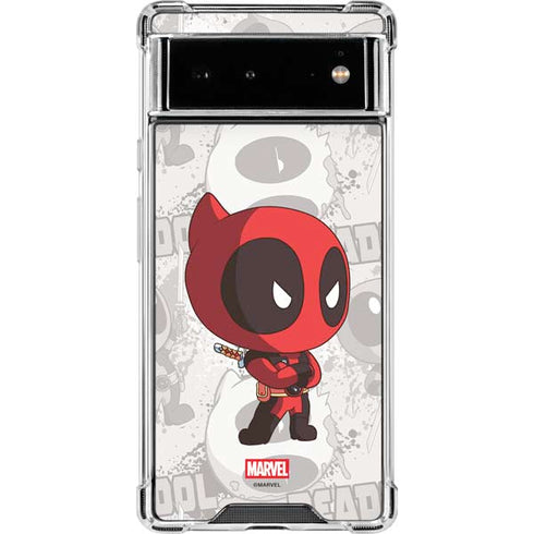 Marvel Deadpool Babypool Google Pixel 6 Clear Case